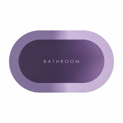 Ovale Premium-Badematte – Weich & saugstark in 5 Farben
