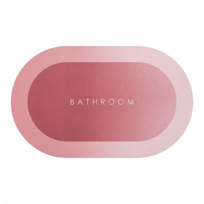 Ovale Premium-Badematte – Weich & saugstark in 5 Farben